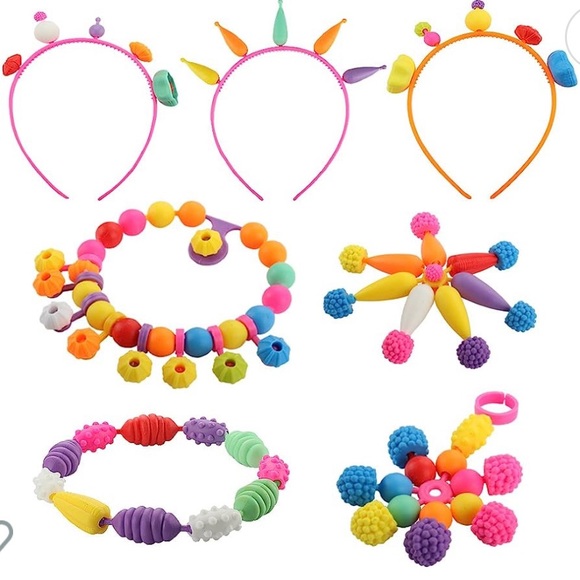 Toys Snap Beads Diy Jewelry Making Set Poshmark
